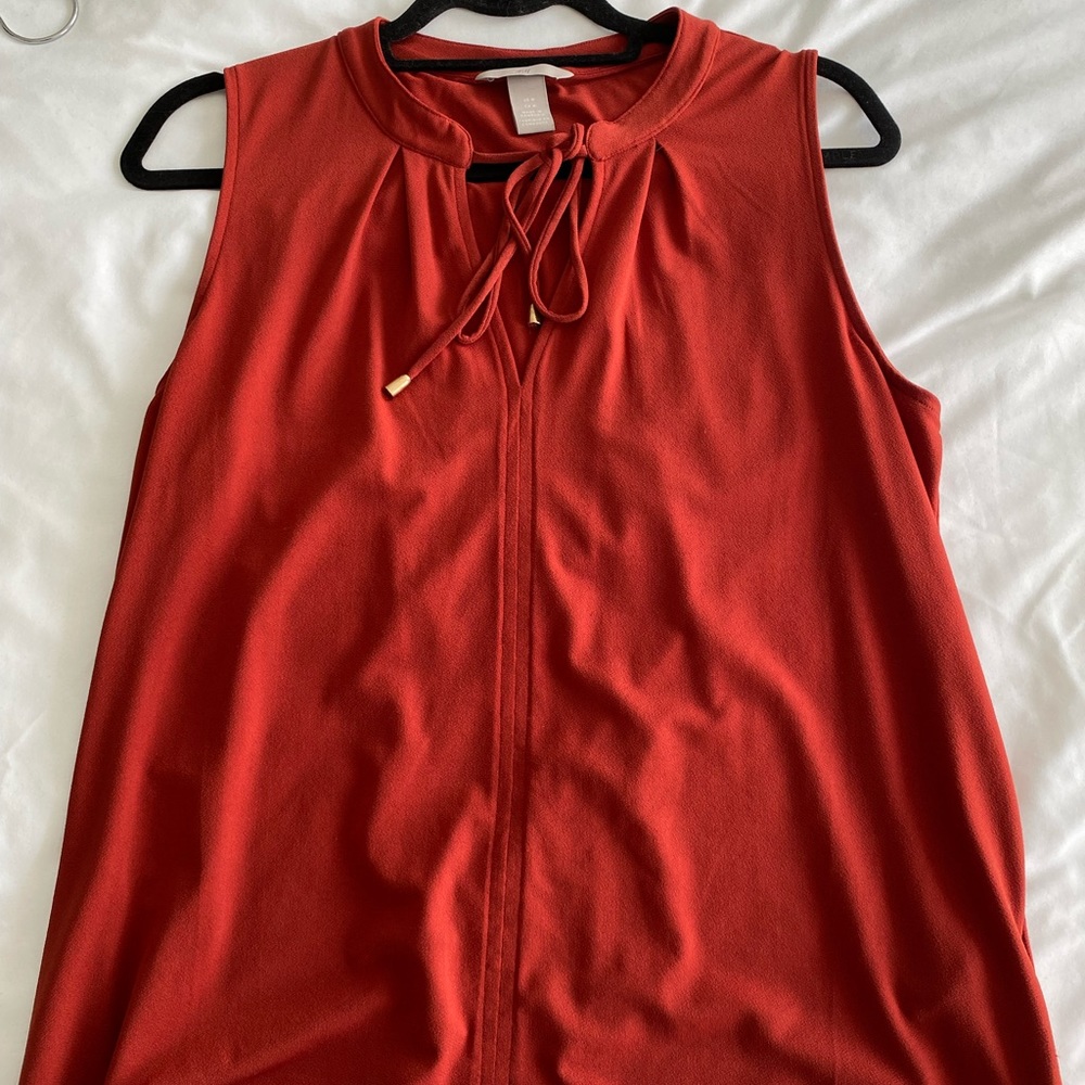 Burnt Orange Work Wear Tank